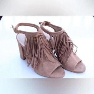 Vince Camuto fringe booties